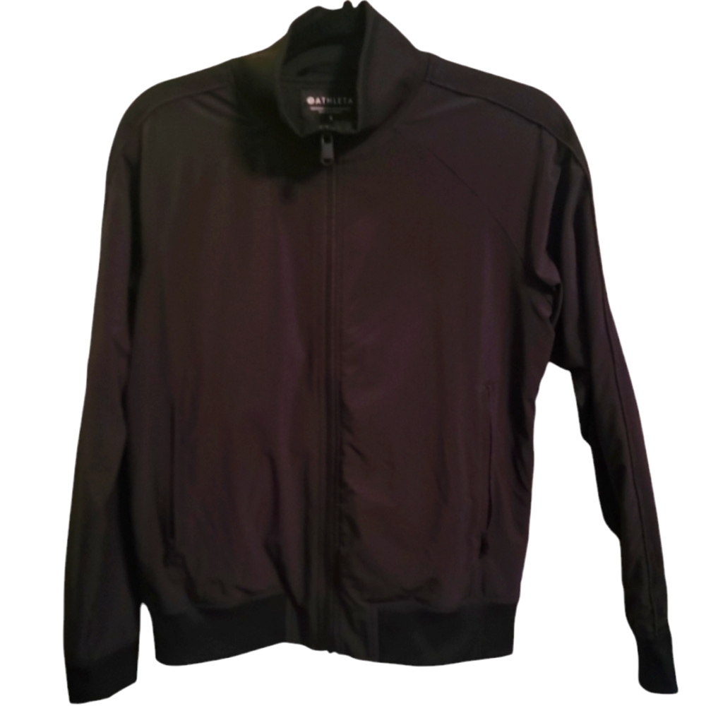 Black Atleta Zip Up Jacket